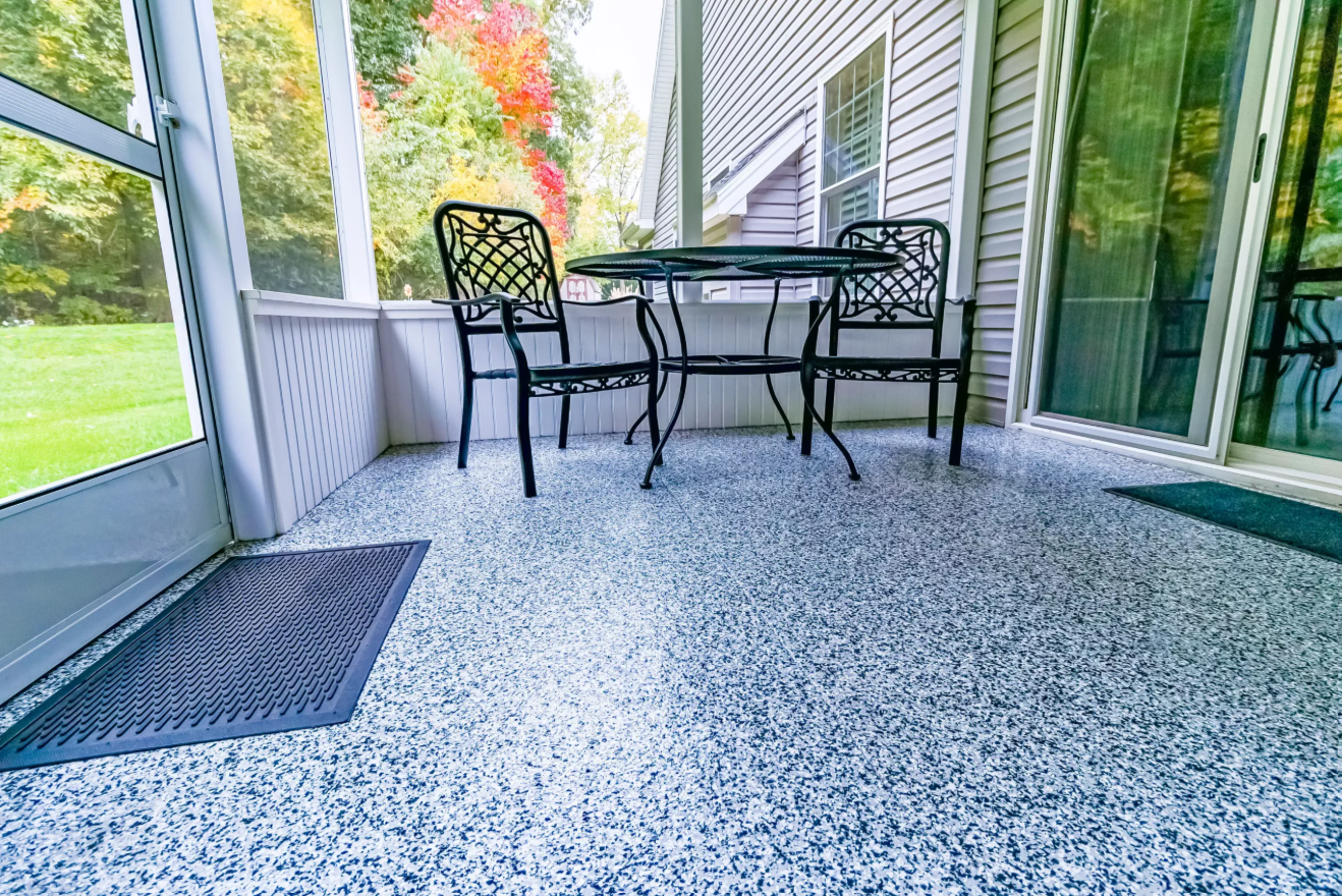 Epoxy flooring Raleigh NC residential garage