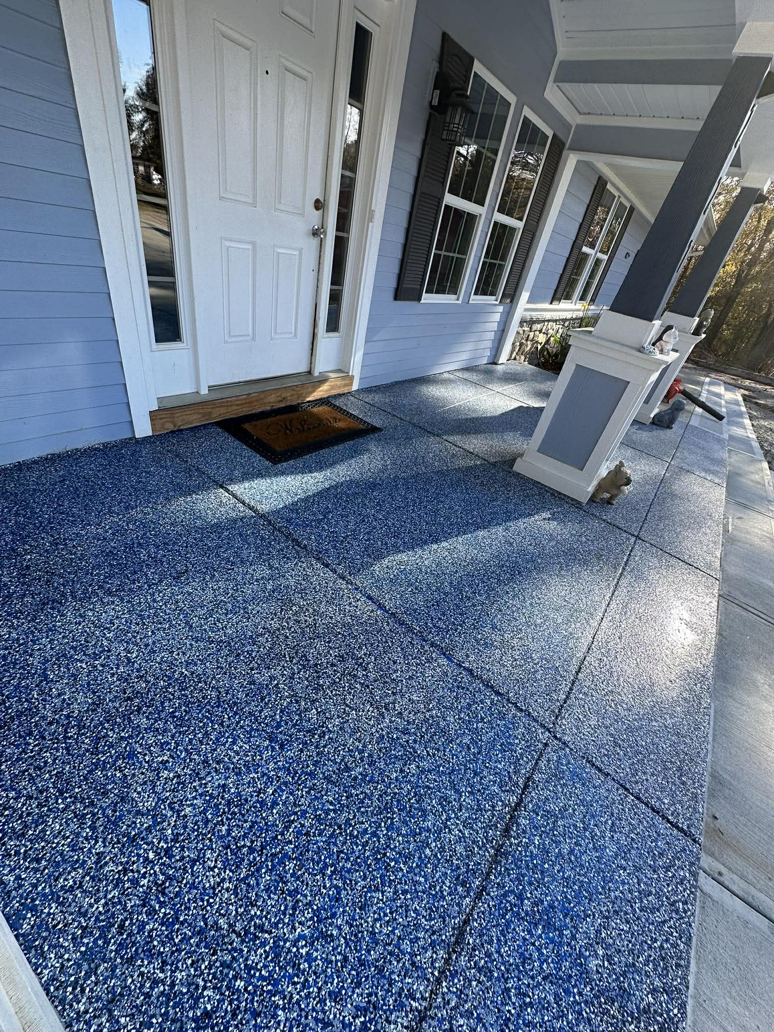 Front porch epoxy coating Raleigh